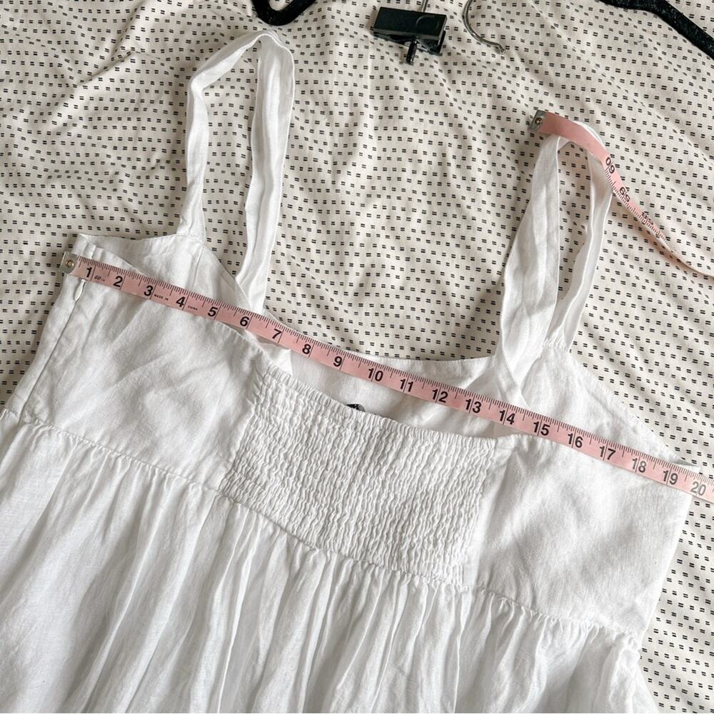 J. Crew White Linen Dress  Linen NWT NEW 20 - Picture 6 of 10